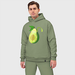 Мужской костюм оверсайз СОК АВОКАДО, цвет: авокадо — фото 2