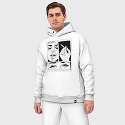 Мужской костюм оверсайз Lanas tragedy, цвет: белый — фото 2