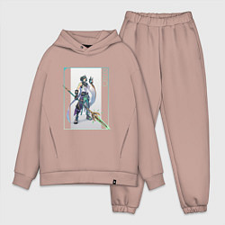 Мужской костюм оверсайз Сяо в деле