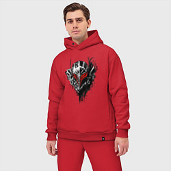 Мужской костюм оверсайз BERSERK, цвет: красный — фото 2