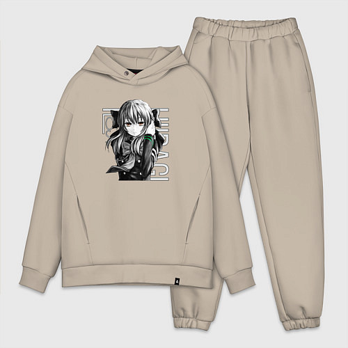 Мужской костюм оверсайз Шиноа Хираги Последний Серафи / Миндальный – фото 1