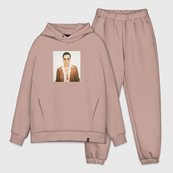 Мужской костюм оверсайз Maneskin, цвет: пыльно-розовый