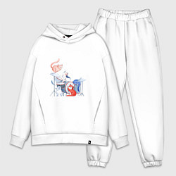 Мужской костюм оверсайз Кошачья группа