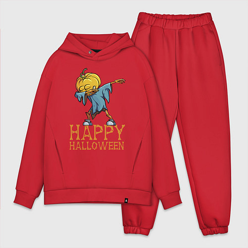 Мужской костюм оверсайз Happy Halloween / Красный – фото 1