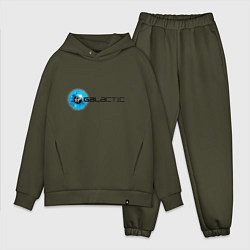 Мужской костюм оверсайз Virgin Galactic logo, цвет: хаки
