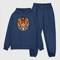 Мужской костюм оверсайз Amazing Tiger, цвет: тёмно-синий