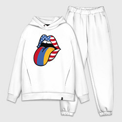 Мужской костюм оверсайз Армения - США, цвет: белый