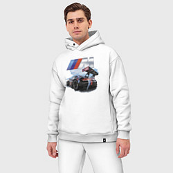 Мужской костюм оверсайз BMW M POWER Motorsport Racing Team, цвет: белый — фото 2