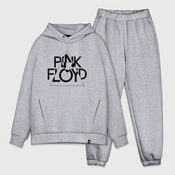 Мужской костюм оверсайз PINK FLOYD LOGO ПИНК ФЛОЙД, цвет: меланж