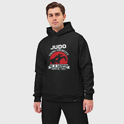 Мужской костюм оверсайз Judo Weapon, цвет: черный — фото 2