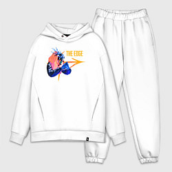 Мужской костюм оверсайз Знак the edge, цвет: белый