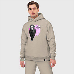 Мужской костюм оверсайз Адель, цвет: миндальный — фото 2