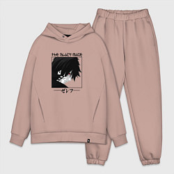 Мужской костюм оверсайз Хвост Феи Fairy Tail, Зереф Zeref, цвет: пыльно-розовый