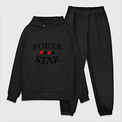 Мужской костюм оверсайз Poker Star цвета черный — фото 1
