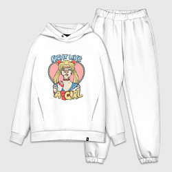 Мужской костюм оверсайз Sailor Moon файт 001, цвет: белый