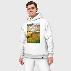 Мужской костюм оверсайз Игра: Forza Horizon 5, цвет: белый — фото 2