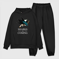 Мужской костюм оверсайз Sharks are coming, Сан-Хосе Шаркс San Jose Sharks
