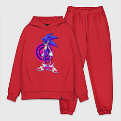 Мужской костюм оверсайз Sonic Exe Video game Hedgehog, цвет: красный