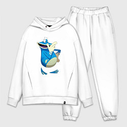 Мужской костюм оверсайз Globox Rayman Legends, цвет: белый