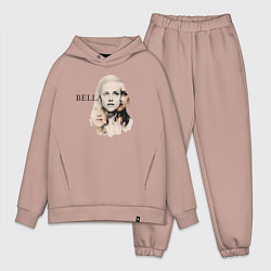 Мужской костюм оверсайз Bella, цвет: пыльно-розовый