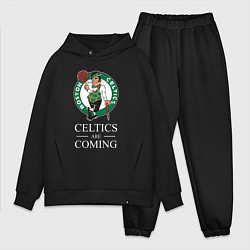 Мужской костюм оверсайз Boston Celtics are coming Бостон Селтикс, цвет: черный