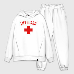 Мужской костюм оверсайз Lifeguard, цвет: белый