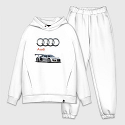 Мужской костюм оверсайз Audi Germany, цвет: белый