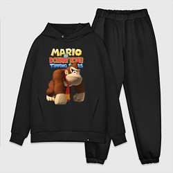 Мужской костюм оверсайз Mario Donkey Kong Nintendo, цвет: черный