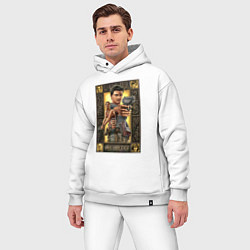 Мужской костюм оверсайз Uncharted Постер, цвет: белый — фото 2