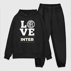 Мужской костюм оверсайз Inter Love Classic, цвет: черный