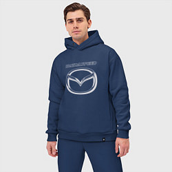 Мужской костюм оверсайз MAZDA SPEED, цвет: тёмно-синий — фото 2