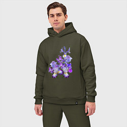 Мужской костюм оверсайз Ириски Ирисы, цвет: хаки — фото 2