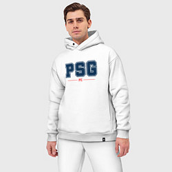 Мужской костюм оверсайз PSG FC Classic, цвет: белый — фото 2