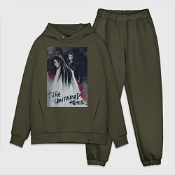 Мужской костюм оверсайз Неукротимый, цвет: хаки