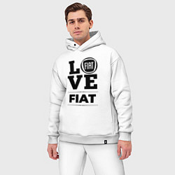 Мужской костюм оверсайз Fiat Love Classic, цвет: белый — фото 2