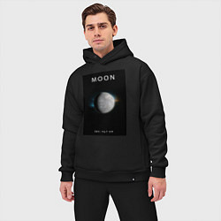 Мужской костюм оверсайз Moon Луна Space collections, цвет: черный — фото 2