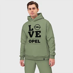 Мужской костюм оверсайз Opel Love Classic, цвет: авокадо — фото 2