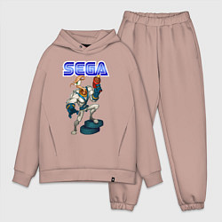 Мужской костюм оверсайз SEGA - Jim, цвет: пыльно-розовый