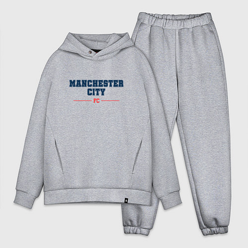 Мужской костюм оверсайз Manchester City FC Classic / Меланж – фото 1