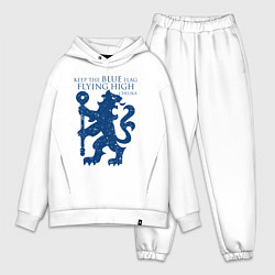 Мужской костюм оверсайз FC Chelsea Lion, цвет: белый