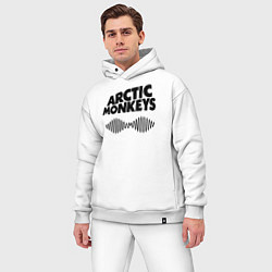 Мужской костюм оверсайз Arctic Monkeys, цвет: белый — фото 2