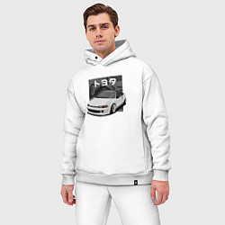 Мужской костюм оверсайз Toyota Sera JDM Retro Design, цвет: белый — фото 2