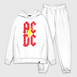 Мужской костюм оверсайз AC DC logo