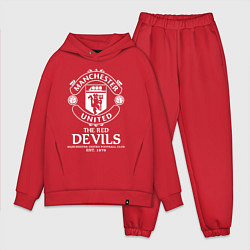 Мужской костюм оверсайз Манчестер Юнайтед дьяволы, цвет: красный