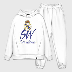 Мужской костюм оверсайз Real Madrid - Spain - sweeper, цвет: белый
