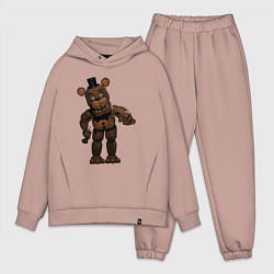 Мужской костюм оверсайз Фредди сломан, цвет: пыльно-розовый