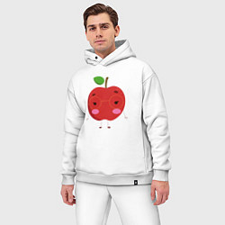 Мужской костюм оверсайз Просто яблоко, цвет: белый — фото 2