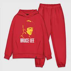 Мужской костюм оверсайз Bruce Lee warrior, цвет: красный