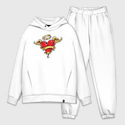 Мужской костюм оверсайз Сердце Ангел