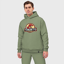 Мужской костюм оверсайз Toronto dinosaur, цвет: авокадо — фото 2
